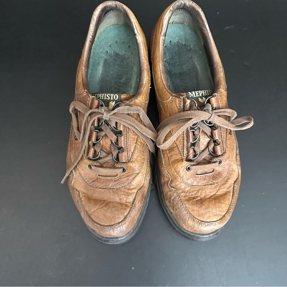 Mephisto Rush Brown "Desert" Womens Leather Lace-up Walking Shoes size 7.5 - Picture 6 of 8